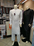 Royal Off-White Premium -  Kameez Shalwar