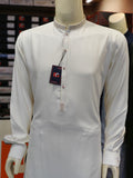 Royal Cream Embroidered - Kameez Shalwar