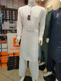 Royal Cream Embroidered - Kameez Shalwar