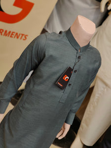 EG Self Textured Kids - Kurta Pajama