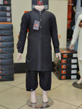 Exclusive Black Blended Kids - Shalwar Kameez