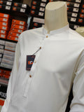 Premium Boski Kurta Pajama (Off-White) - Summer'25