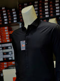 Jet Black Semi Formal Men's Kameez Shalwar - Collection'25