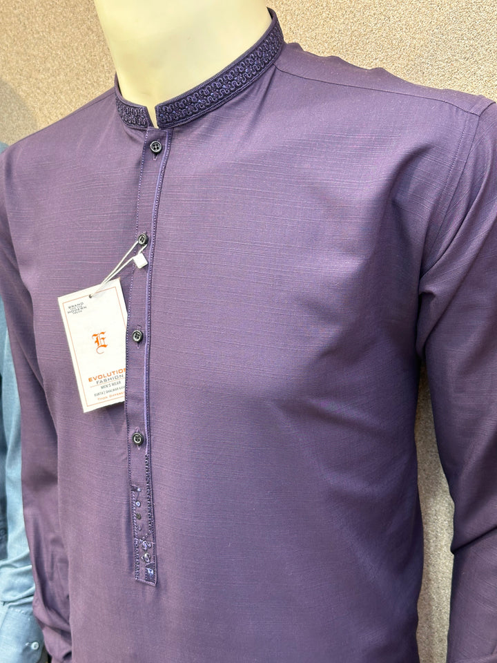 Special Kurta pajama with Computer Embroidery