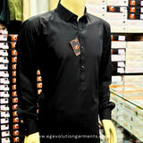 Premium Jet Black Semi Formal Kameez Shalwar