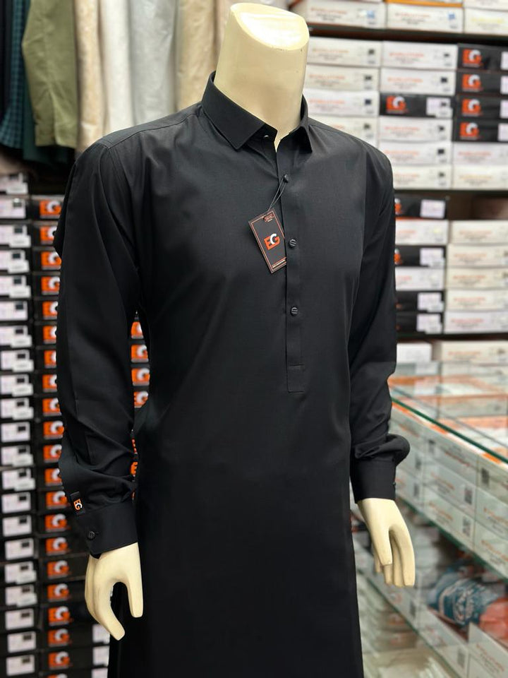 Premium Jet Black - Kameez Shalwar