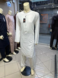 Premium Off-White Blended - Kameez Shalwar