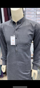 Charcoal Grey Shalwar kameez