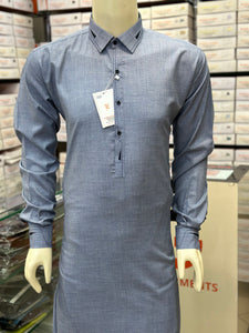 Malaysian Mid Blue Shalwar Kameez