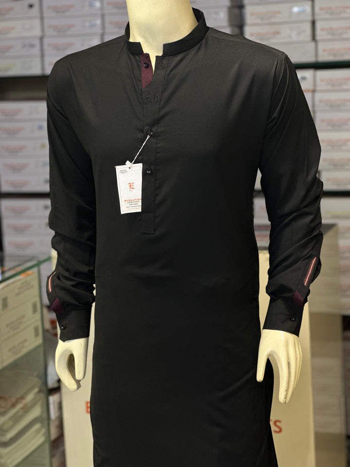 Black Shalwar Kameez