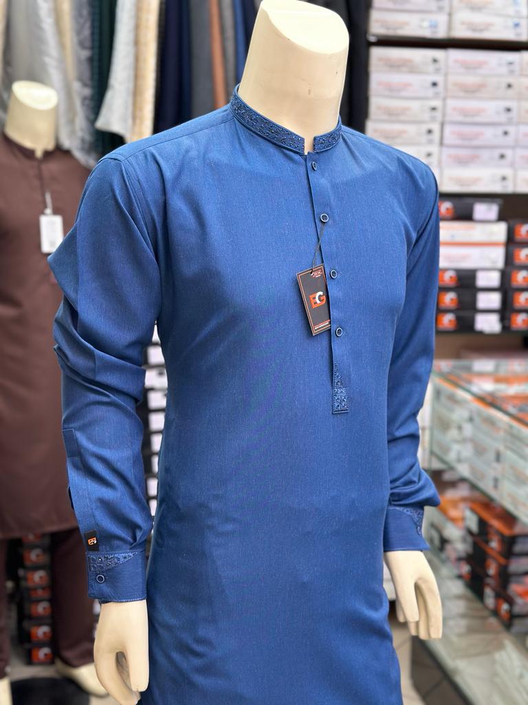 Premium Hand Embroidered - Kameez Shalwar