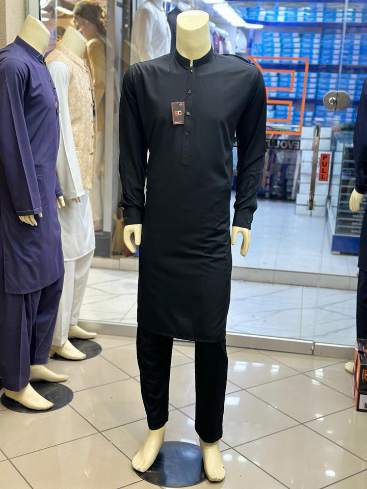 Premium Jet Black - Kurta Pajama