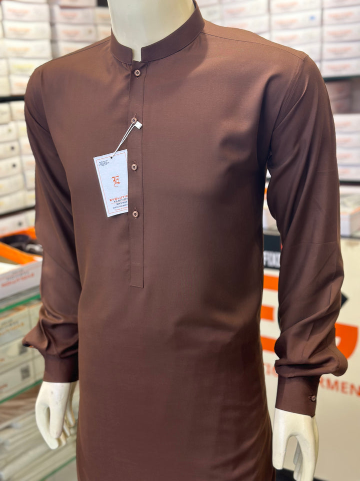 Kurta Pajma - Light Brown