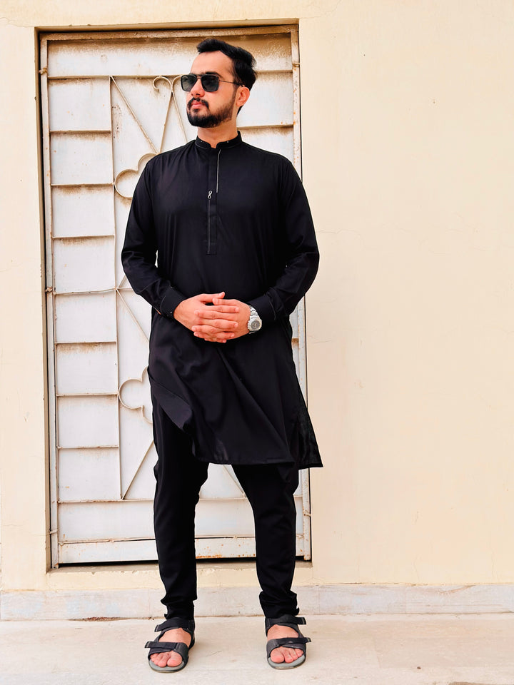 Signature Black - Kurta Pajama