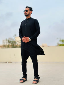 Signature Black - Kurta Pajama