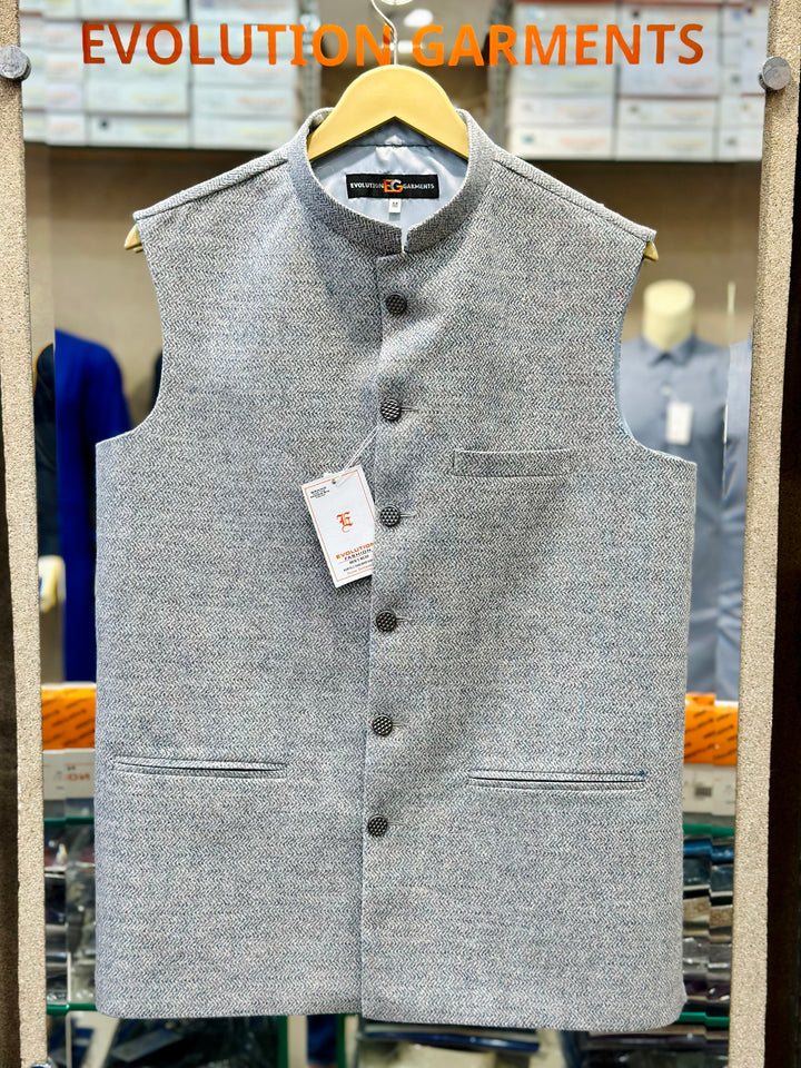 HASH-GREY WAISTCOAT – Evolution-Garments