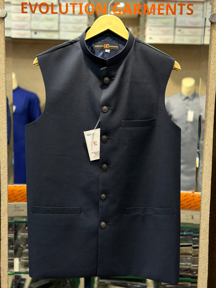 PREMIUM BLACK WAISTCOAT  – Evolution-Garments