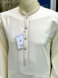 Embroidered Boski - Shalwar Kameez