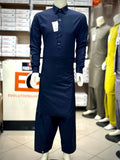 Plain Collar Kameez Shalwar - 8 Colors