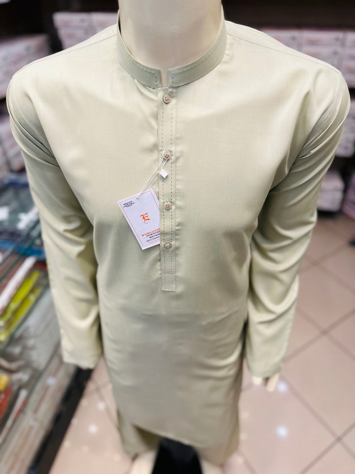 Kurta Shalwar Round Sleeves -  6 Colors